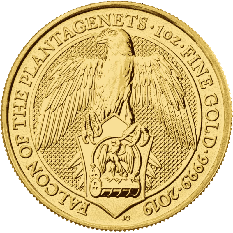 Złota moneta kolekcjonerska Anglii 