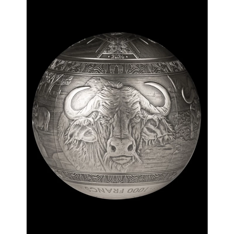 Srebrna moneta Dżibuti Buffalo 2024 1 kg Monety kolekcjonerskie