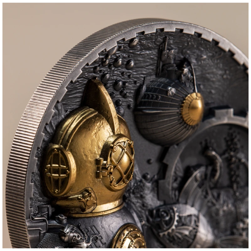 Srebrna moneta z Wysp Cooka 