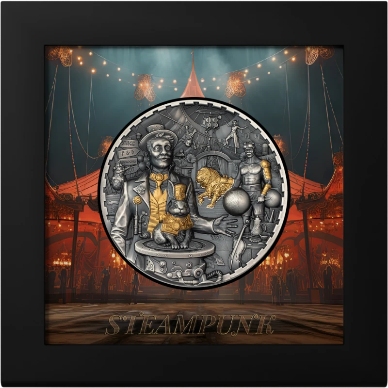 Srebrna moneta z Wysp Cooka 