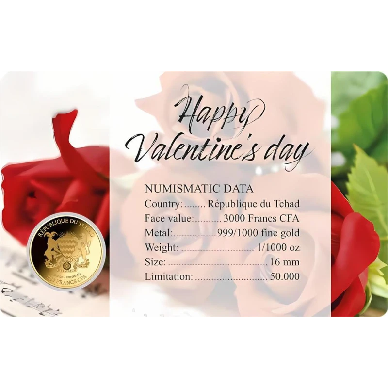Złota moneta Czadu 
