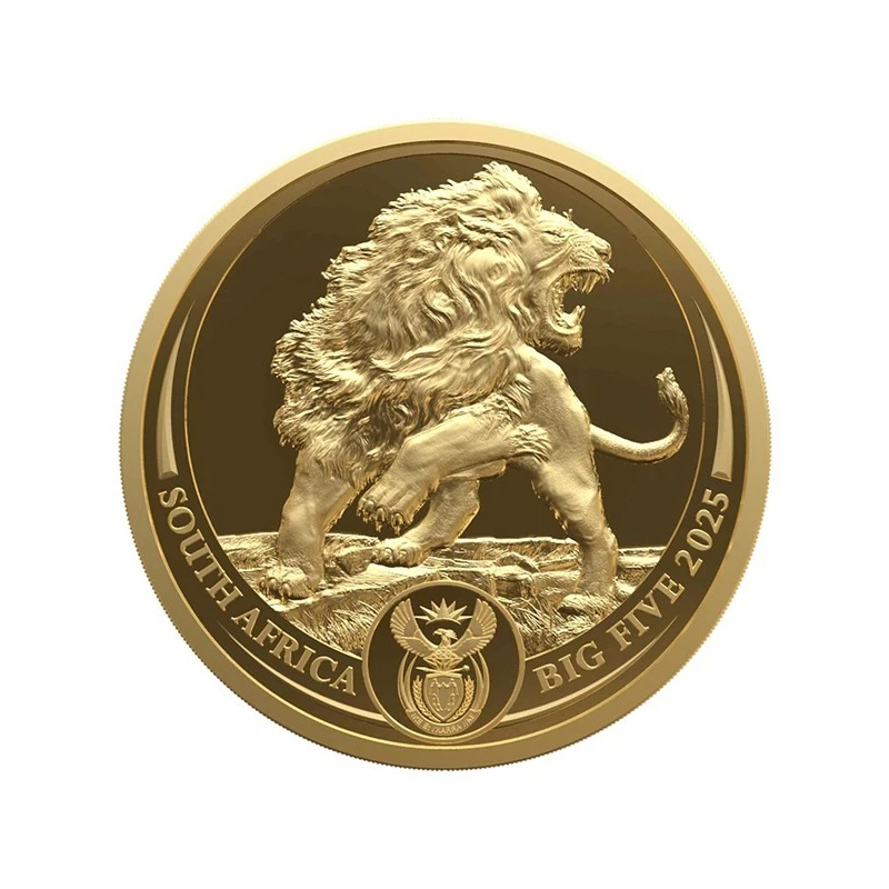 South Africa: gold coin Lion 2025 Proof 1 oz Collectible coins