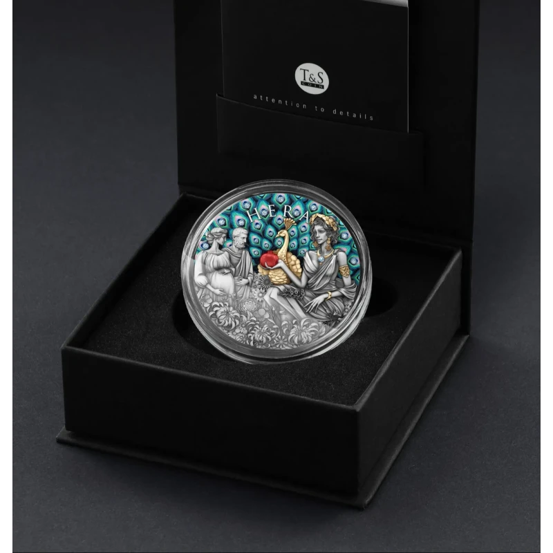 Niue: srebrna moneta Hera 2025 2 uncje Monety kolekcjonerskie