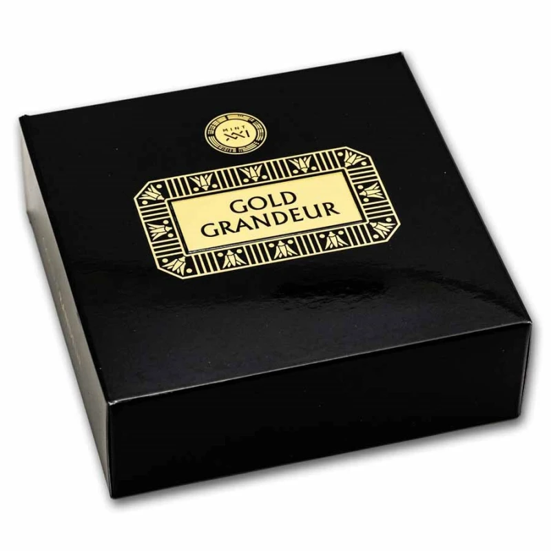 Kamerun: srebrna moneta Isis 2025 o wysokim reliefie i pozłacanej wadze 5 uncji Monety kolekcjonerskie