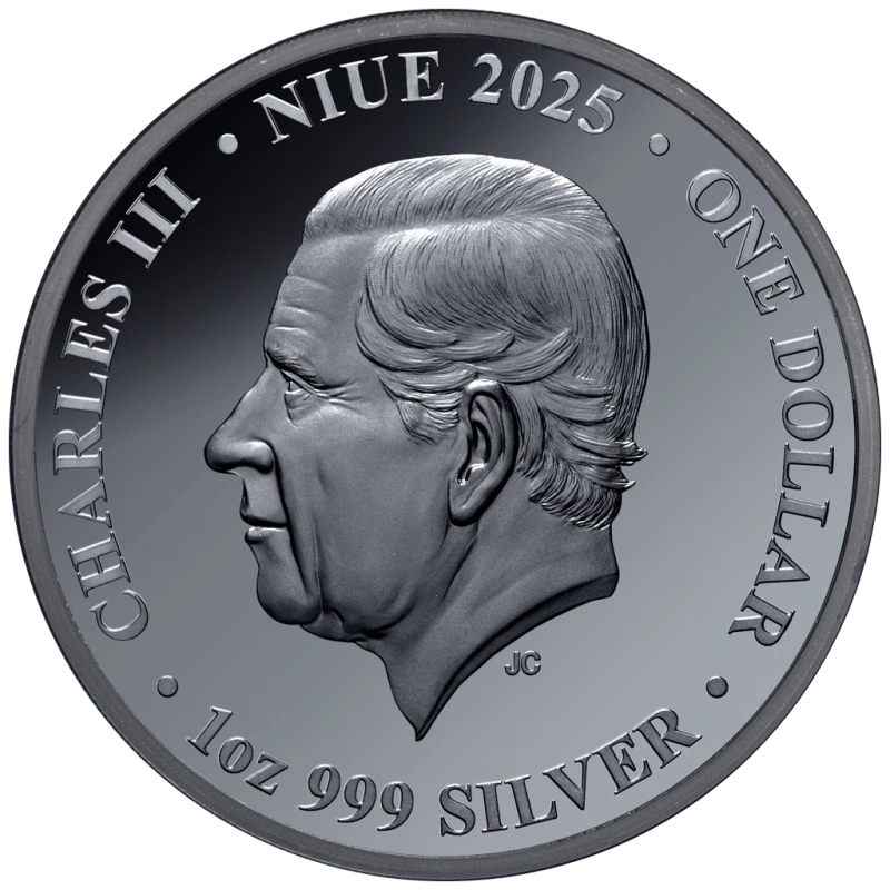 Srebrna moneta Niue Titanic 2025 Proof 1 uncja kolorowa Monety kolekcjonerskie