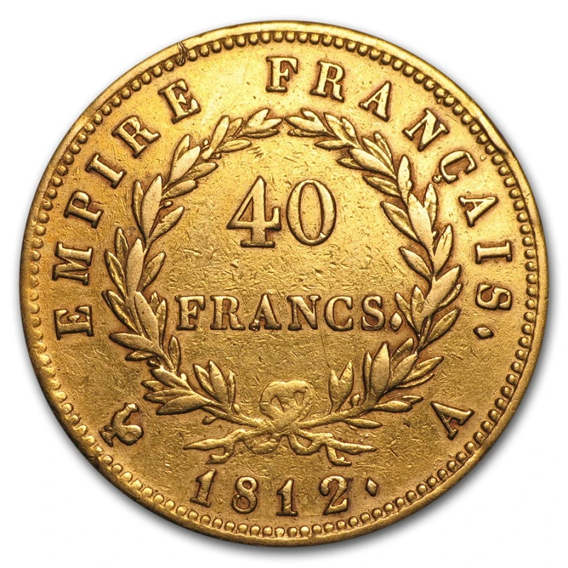 France: gold coin Napoleon Bonaparte 40 francs 11.61 g Collectible coins