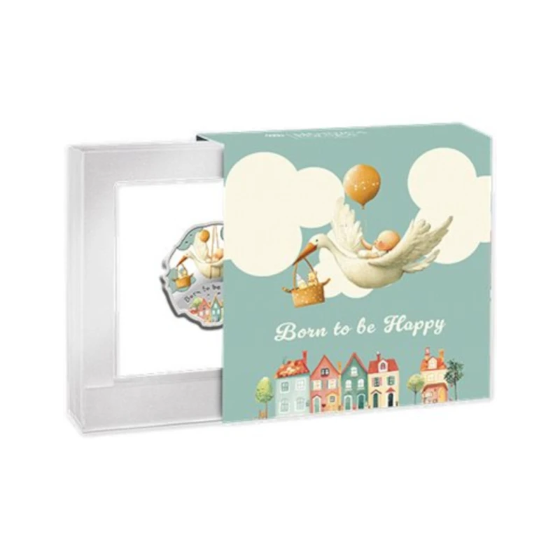 Kamerun: srebrna moneta Born to be happy 2025 Proof 16,81 g Monety kolekcjonerskie