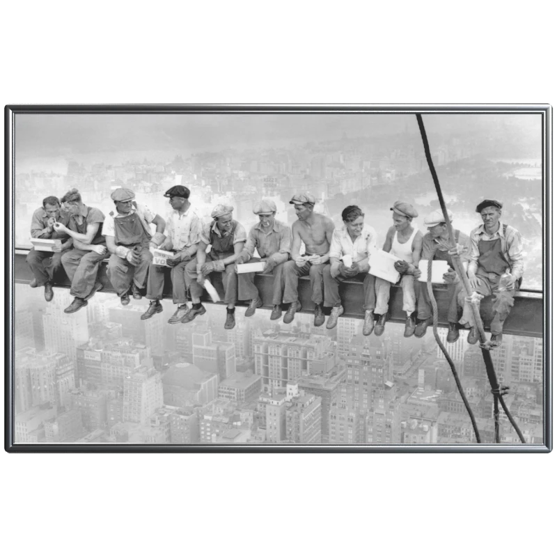 Niue: srebrna moneta Lunch na szczycie wieżowca 2025 o masie 1 uncji Monety kolekcjonerskie