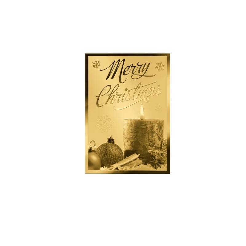 Czad: złota moneta Świeca Wesołych Świąt 1/1000 uncji Monety kolekcjonerskie