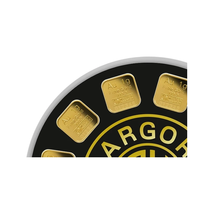 Zestaw szwajcarskich sztabek złota 10 g Sztabki inwestycyjne