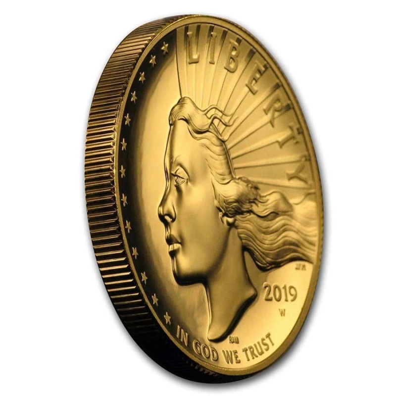 USA: złota moneta Amerykańska Wolność 2019 Proof high relief 1 uncja Monety kolekcjonerskie