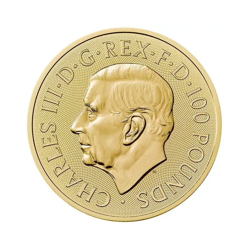 Wielka Brytania: złota moneta Brytyjski Lew 2025 1 uncja Monety inwestycyjne