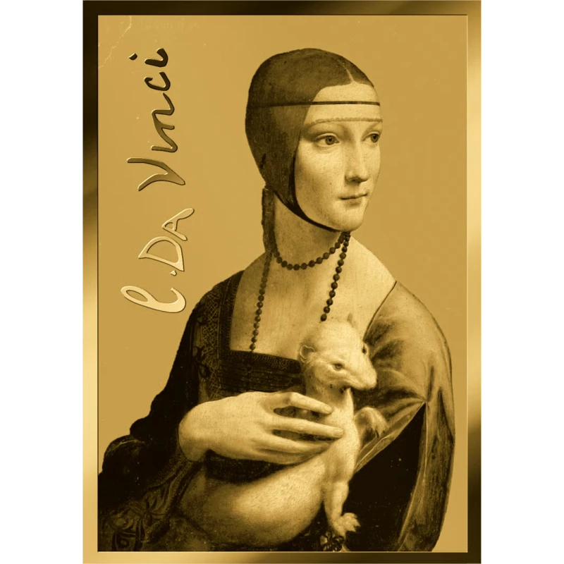 Czad: złota moneta Pole makowe w pobliżu Argenteuil 1/1000 uncji Monety kolekcjonerskie