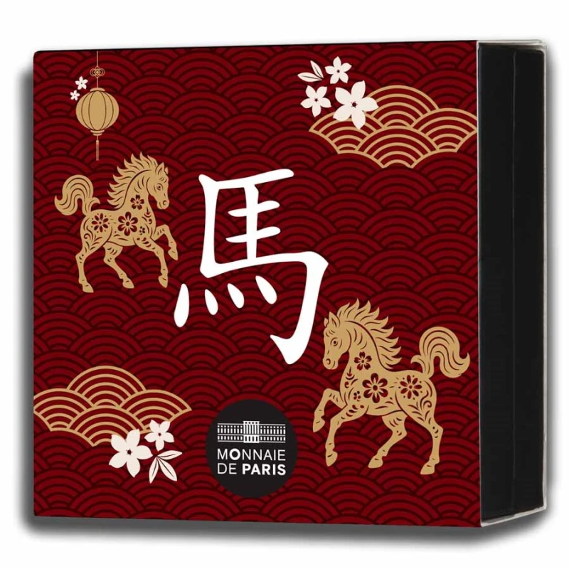 Francja: złota moneta Rok Konia 2026 Proof 7,78 g 1/4 uncji Monety kolekcjonerskie