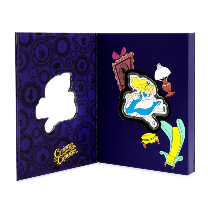 Niue: srebrna moneta Alicja w Krainie Czarów 2025 Proof kolorowana 2 uncje Monety kolekcjonerskie