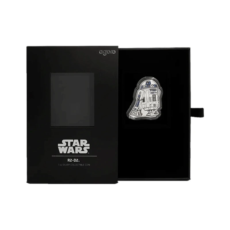 Niue: srebrna moneta R2-D2 2025 Proof kolorowana 1 uncja Monety kolekcjonerskie