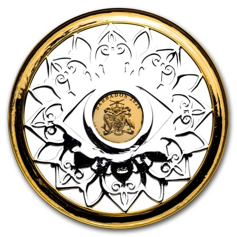 Barbados: srebrna moneta Chroniące Oko 2024 6,5 g Monety kolekcjonerskie