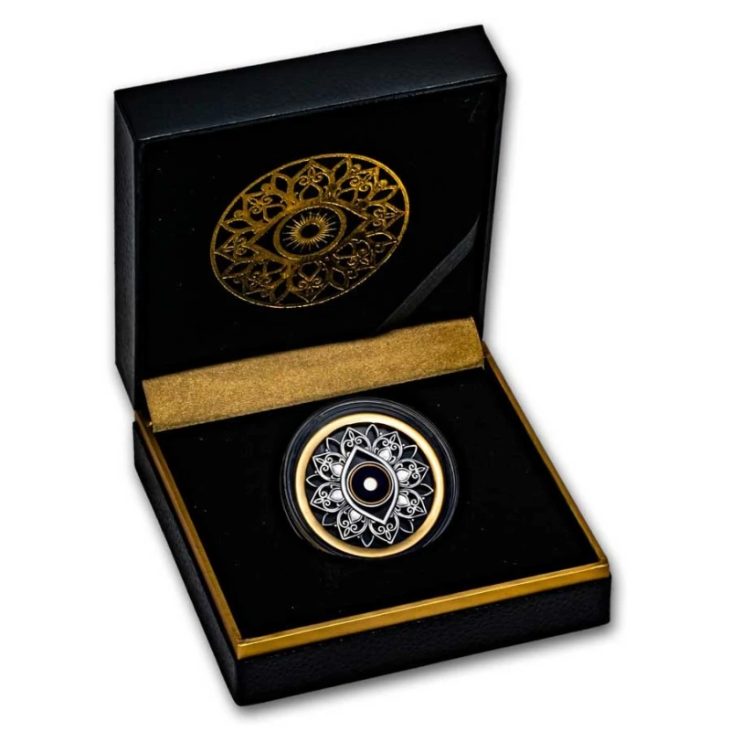 Barbados: srebrna moneta Chroniące Oko 2024 6,5 g Monety kolekcjonerskie