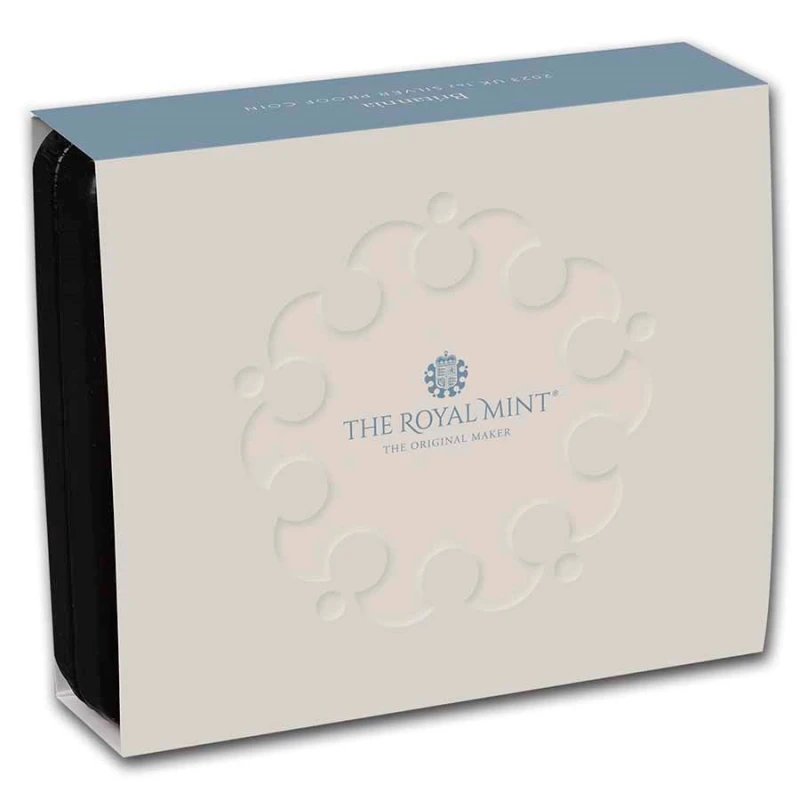 Srebrna moneta Wielkiej Brytanii Britannia 2023 Proof 1 uncja Monety kolekcjonerskie