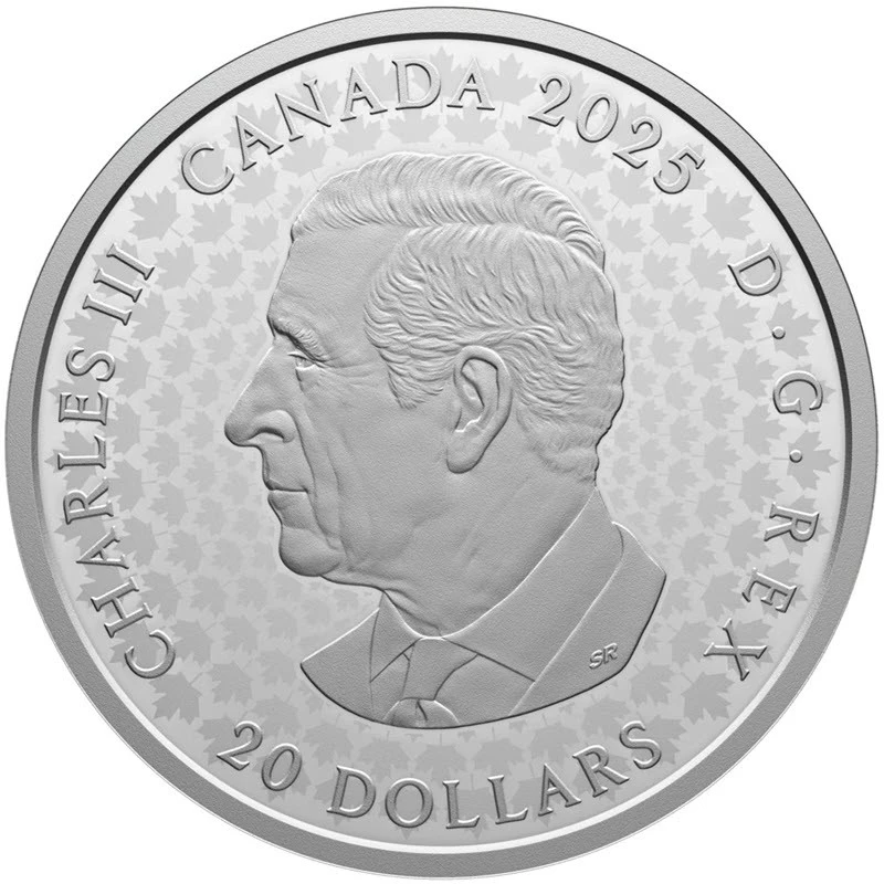 Canada: silver coin Gray Wolf 2025 Proof 1 oz Collectible coins