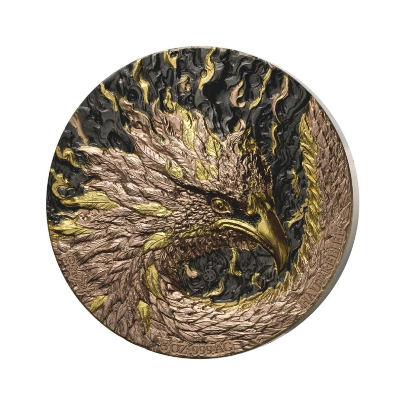 Republic of Côte d’Ivoire: silver coins Phoenix 2025 10 oz Collectible coins