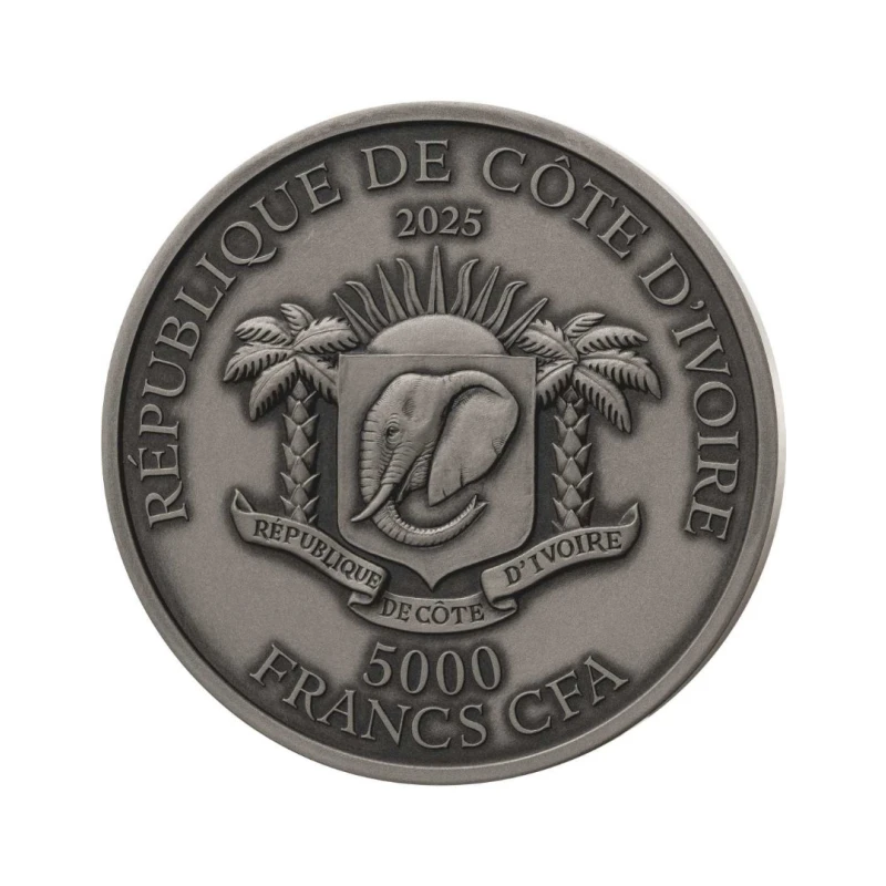 Republic of Côte d’Ivoire: silver coins Phoenix 2025 10 oz Collectible coins