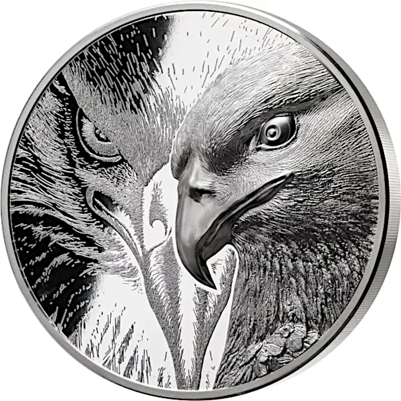 Mongolia: srebrna moneta Majestic Eagle 2023 Proof high relief 500 g Monety kolekcjonerskie