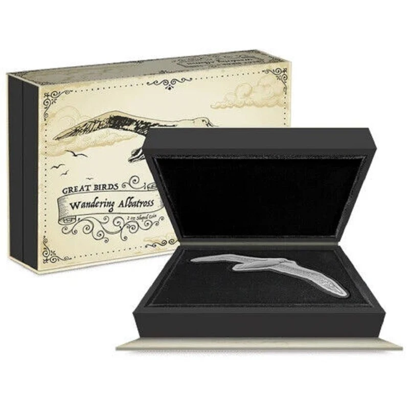Niue: srebrna moneta Wędrowny Albatros 2023 Proof 2 uncje Monety kolekcjonerskie
