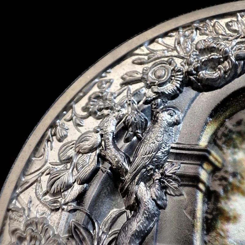 Cook Islands: silver coin Roma Monumental View 2024 Black Proof 3 oz Collectible coins