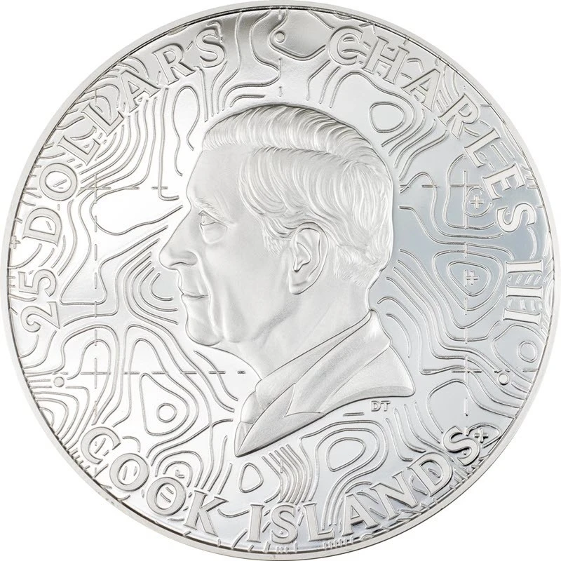 Wyspy Cooka: srebrna moneta Hawaje 2024 Proof w kolorze ultra high relief 5 uncji Monety kolekcjonerskie