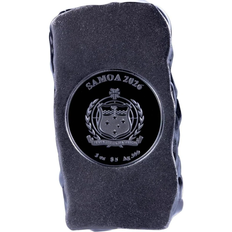 Samoa: silver coin Eagle 2026 Proof gilded 3 oz Collectible coins