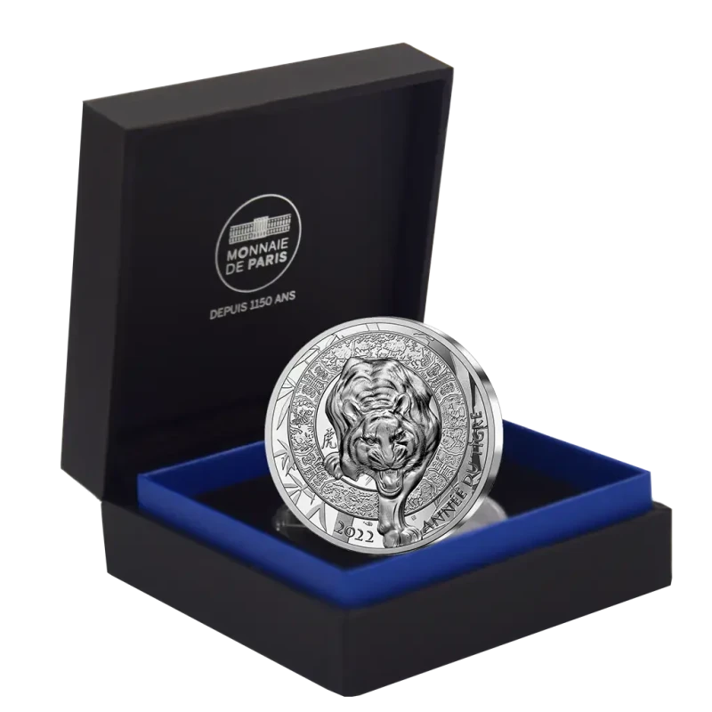 France Silver Coin Year of the Tiger 2022 Proof 1 oz Collectible coins