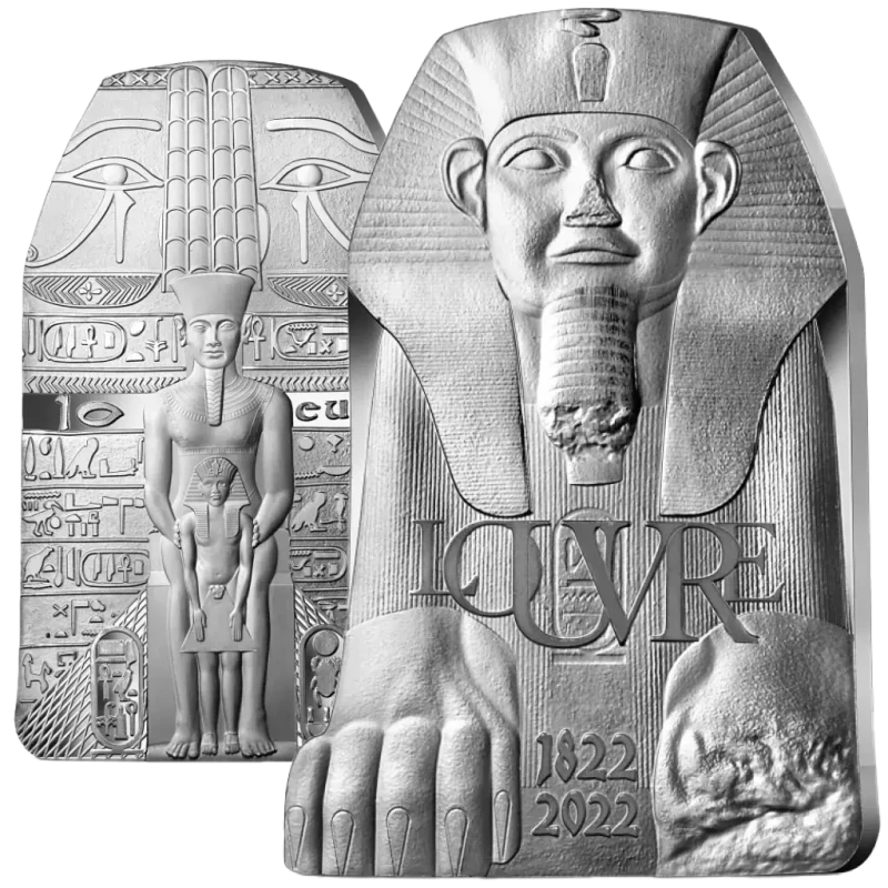 Srebrna moneta Francji Luwr 2022 Proof 22,2 g Monety kolekcjonerskie