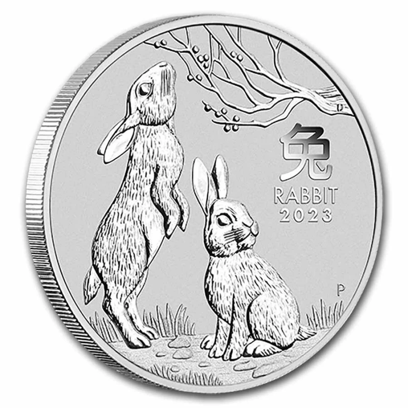 Srebrna moneta Australia Lunar III Rabbit 2023 1000 g Monety inwestycyjne