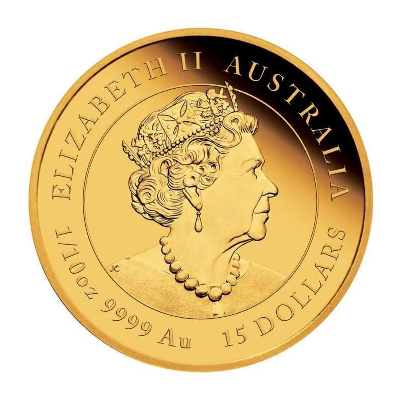 Złota moneta Australia Lunar III Rok Królika 2023 Proof 1/10 uncji Monety kolekcjonerskie