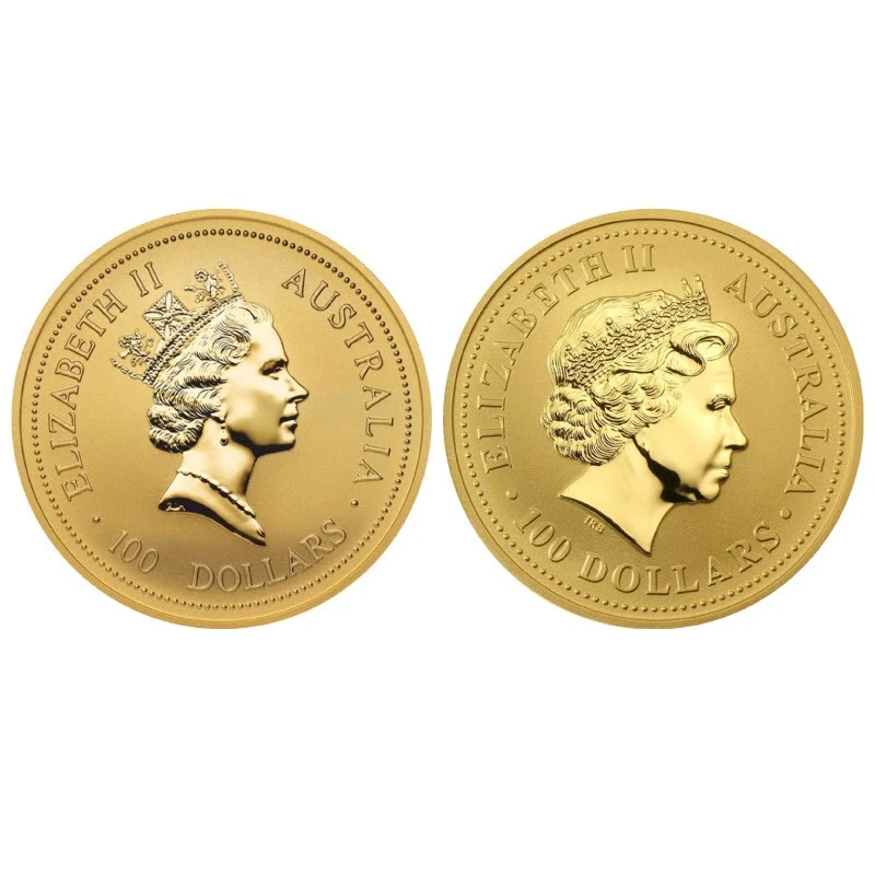 Złote monety Australia Lunar I 1996-2007 Zestaw 12 uncji Monety kolekcjonerskie