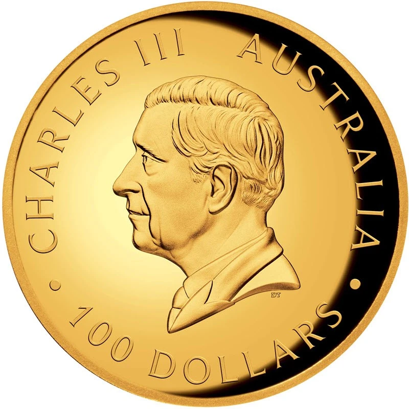 Złota moneta Australia Koala 2024 Proof High Relief 1 uncja Monety kolekcjonerskie