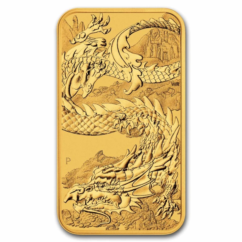 Australia Gold Coin Chinese Dragon 2023 1 oz Collectible coins