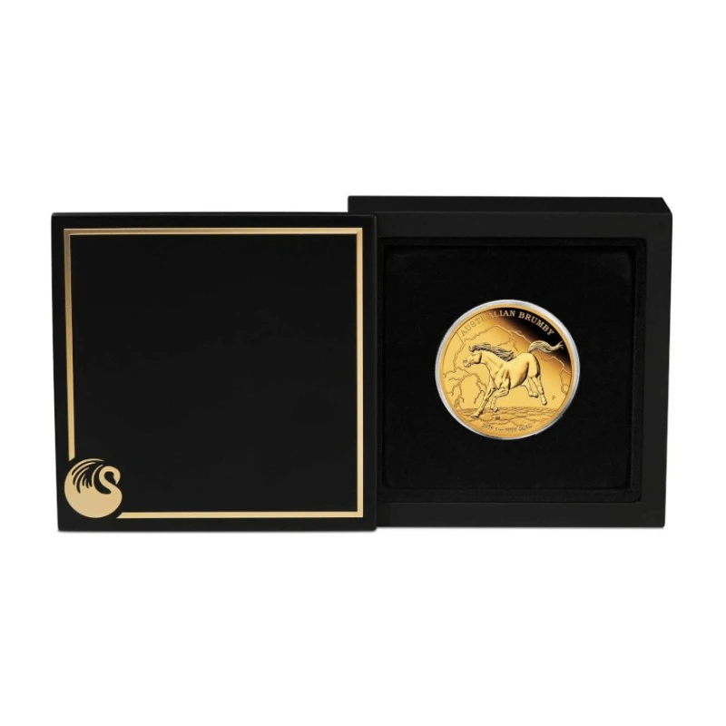 Złota moneta Australia Brumby 2025 Proof 1 uncja Monety kolekcjonerskie