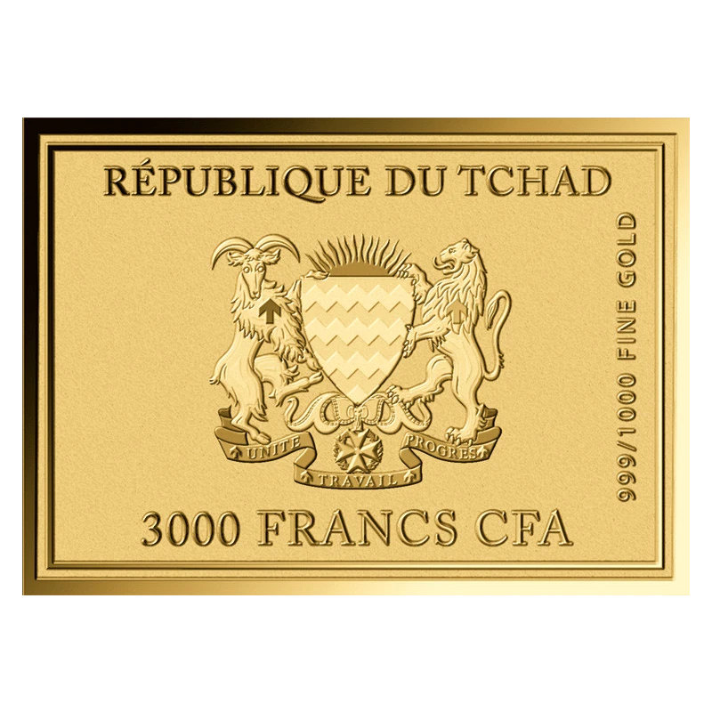 Złota moneta Czad Carl Spitzweg Niedzielny odpoczynek 1/1000 uncji  Monety kolekcjonerskie