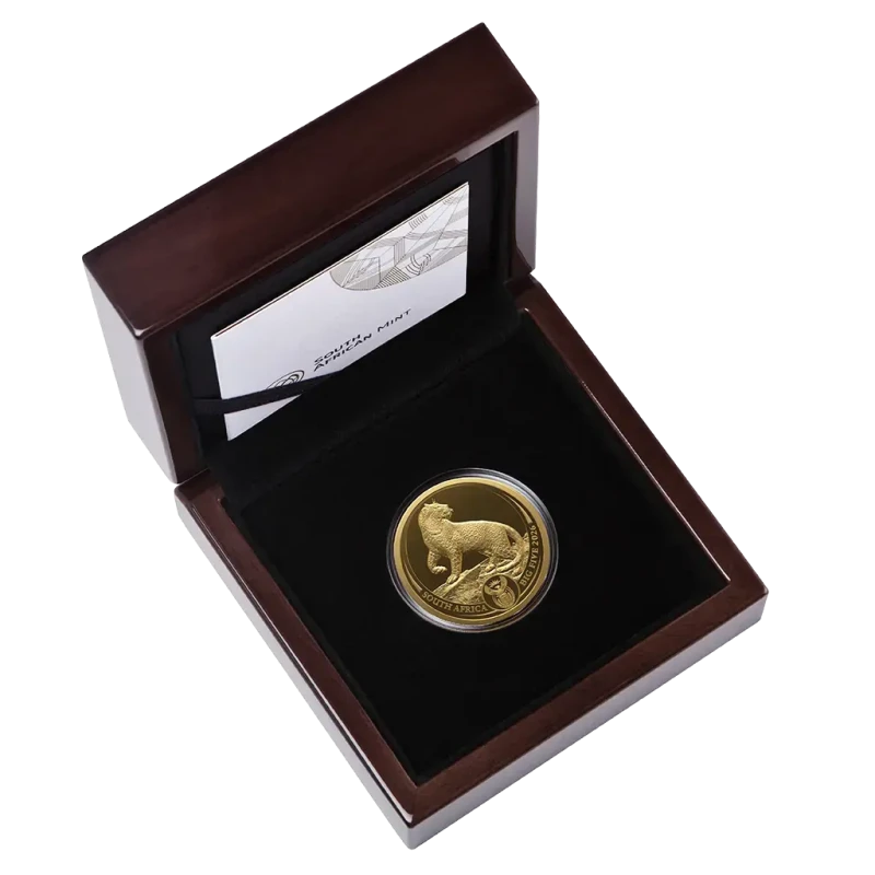 South Africa Gold Coin Big Five III Leopard 2026 Proof 1 oz Collectible coins