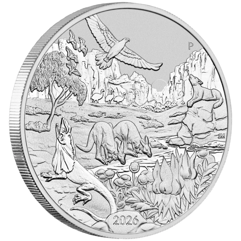 Srebrna moneta Australia Wonders of Australia The Outback 2026 1 uncja Monety inwestycyjne