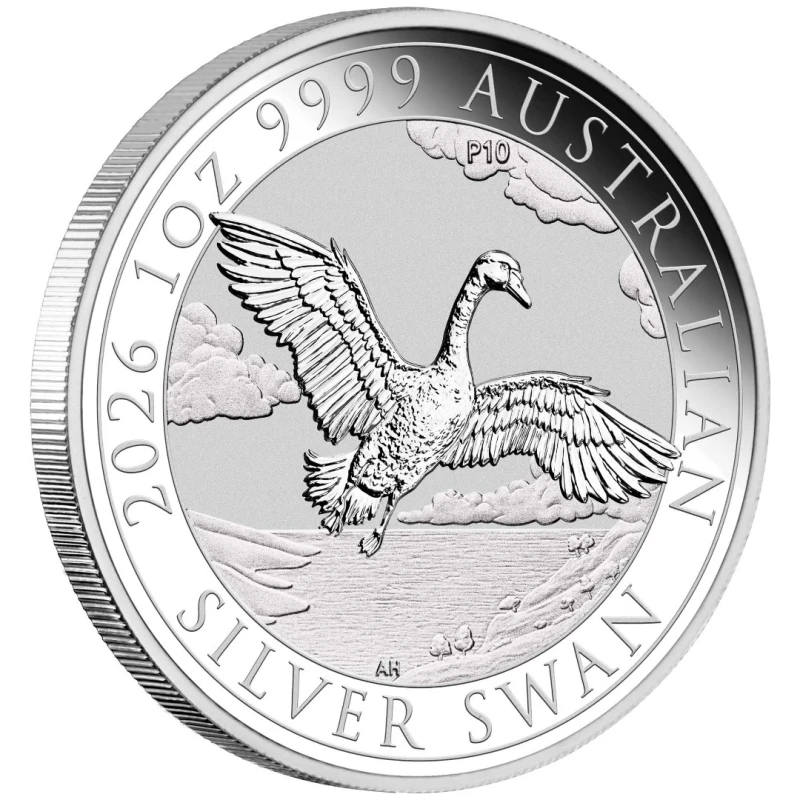 Srebrna moneta Australia Swan 2026 1 uncja Monety inwestycyjne