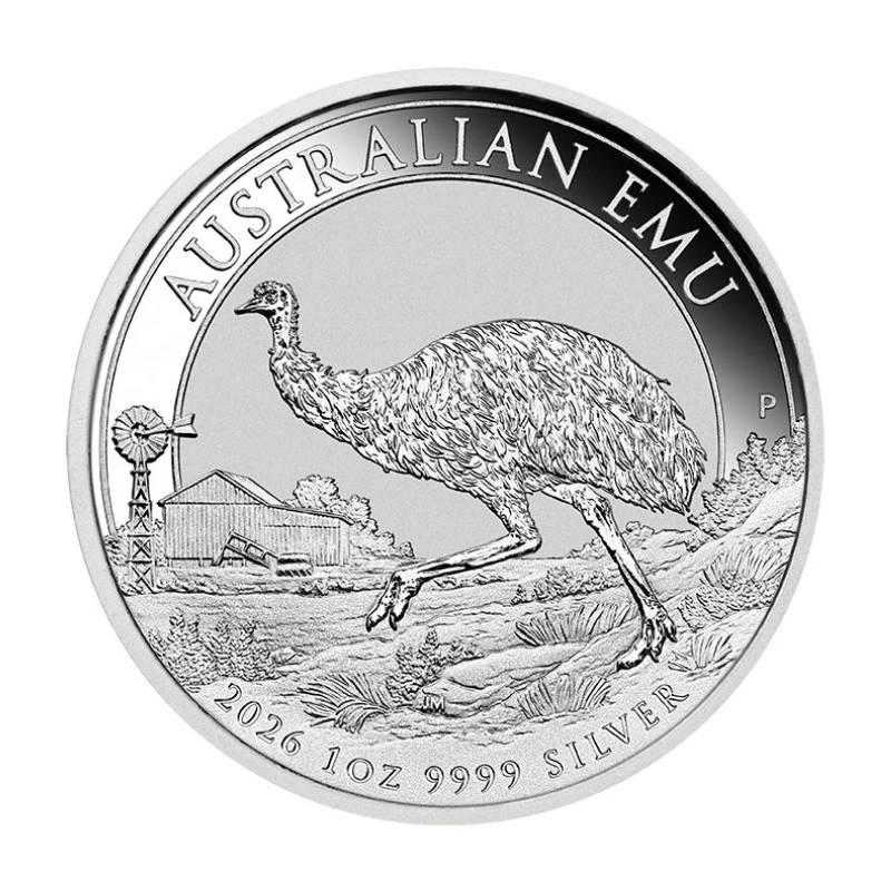 Australia Silver Coin Emu 2026 1 oz Investment coins