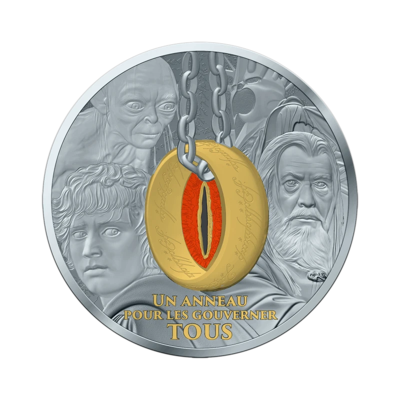 Srebrna moneta France Władca Pierścieni 2026 Proof o wadze 1 uncji Monety kolekcjonerskie