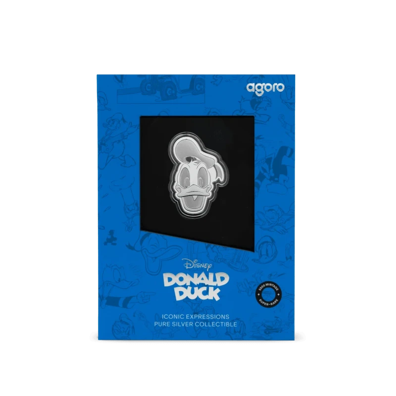 Srebrna moneta Niue Disney Kaczor Donald 2026 Proof 1/2 uncji Monety kolekcjonerskie