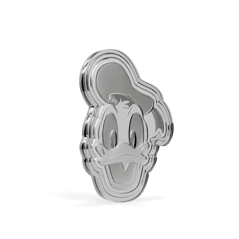 Srebrna moneta Niue Disney Kaczor Donald 2026 Proof 1/2 uncji Monety kolekcjonerskie