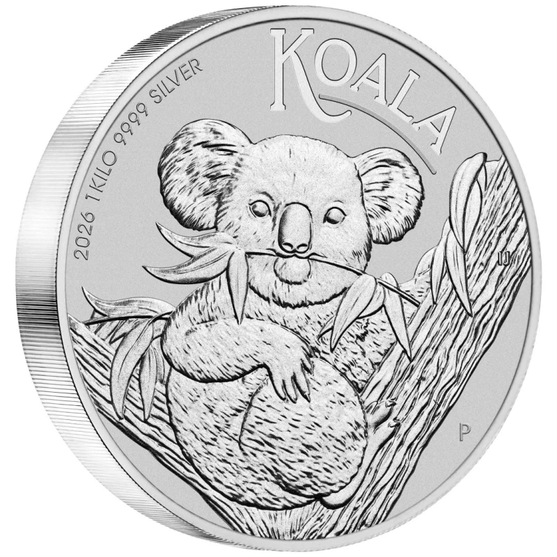 Srebrna moneta Australia Koala 2026 1000 g Monety inwestycyjne