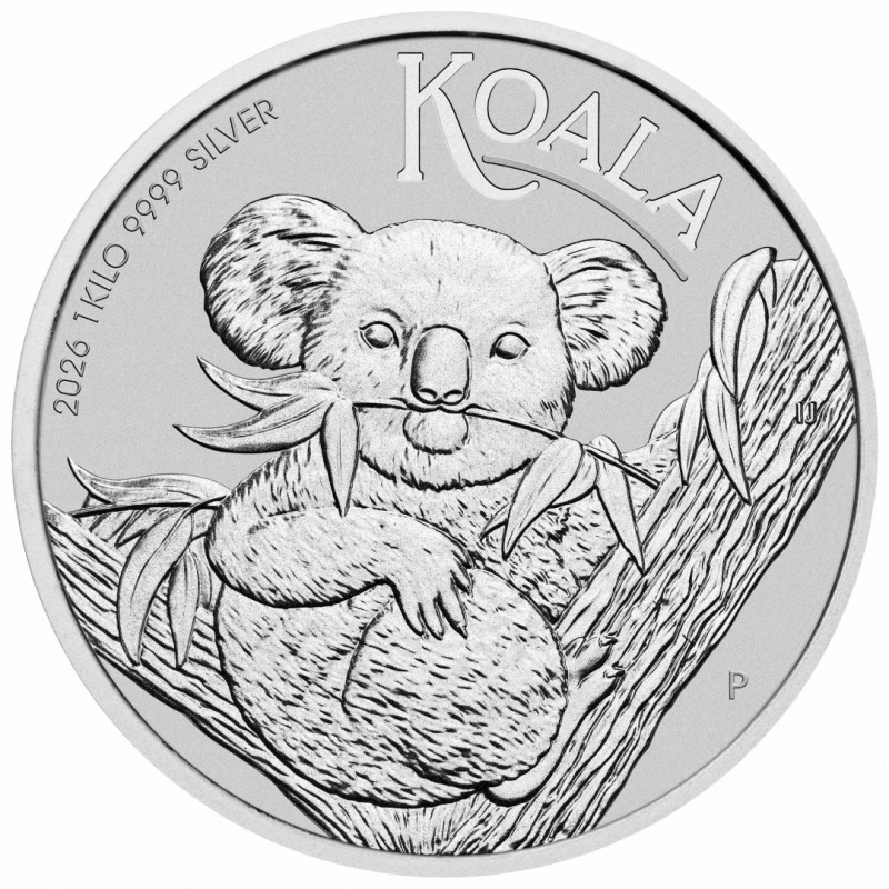 Srebrna moneta Australia Koala 2026 1000 g Monety inwestycyjne