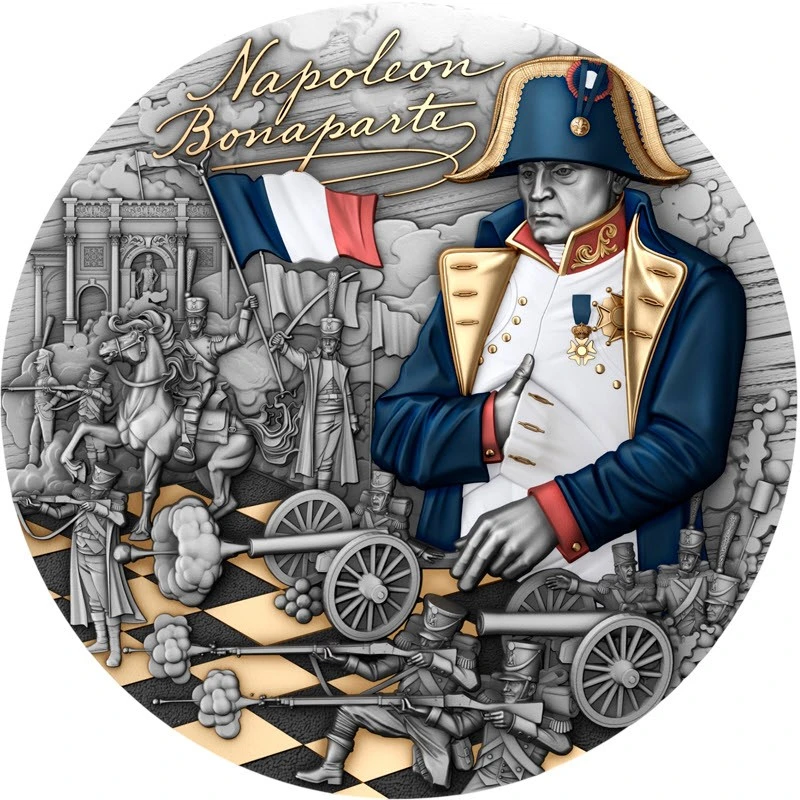 Niue Silver Coin Napoleon Bonaparte 2025 Gilded 2 oz Collectible coins